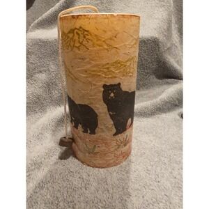 Salsa Style Art Studio 8" Pillar Candle Handmade Bears Vanilla Scent